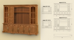 Zobrazit detail zboží: Obývací stěna mod.501 XLL (Obývací stěny)