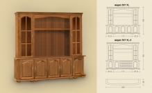 Zobrazit detail zboží: Obývací stěna mod.507 XL (Obývací stěny)