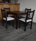 Zobrazit detail zboží: jídelní komplet stůl MONTE a židle MECHANA (Jídelní komplety RELAX)