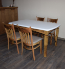 Zobrazit detail zboží: jídelní komplet stůl VIENA a židle RIM (Jídelní komplety RELAX)